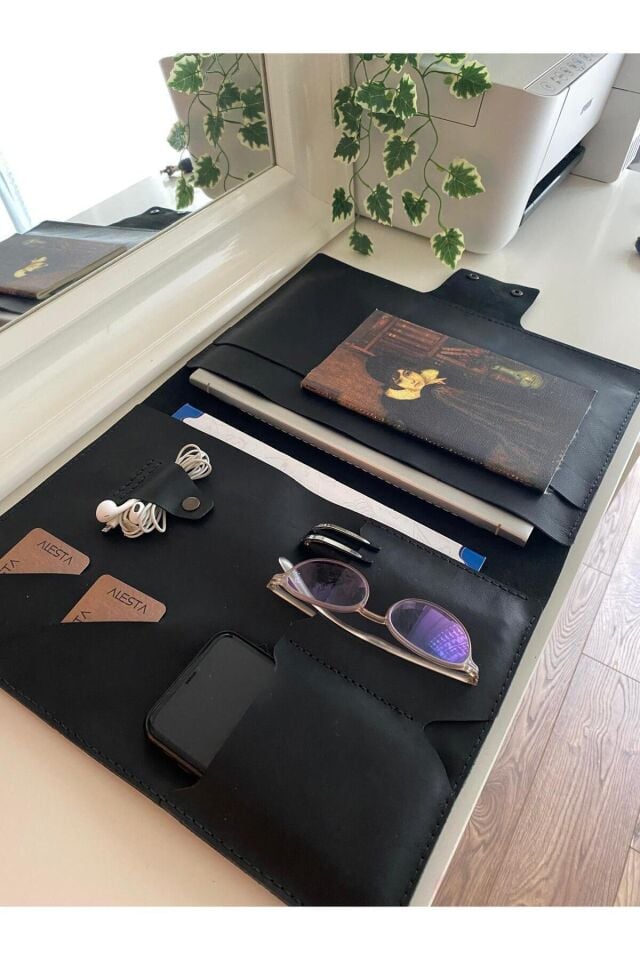 DJOKOVIC - Laptop / Macbook Kılıf / Organizer Siyah - 11 Inç