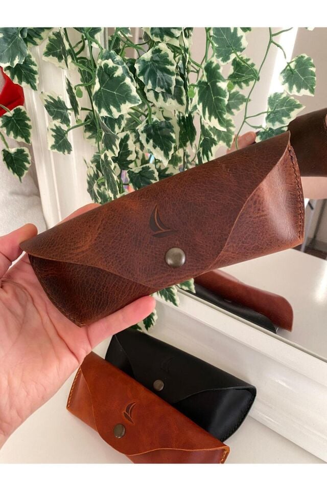 LEBRON - Gözlük Kılıfı Koyu Taba