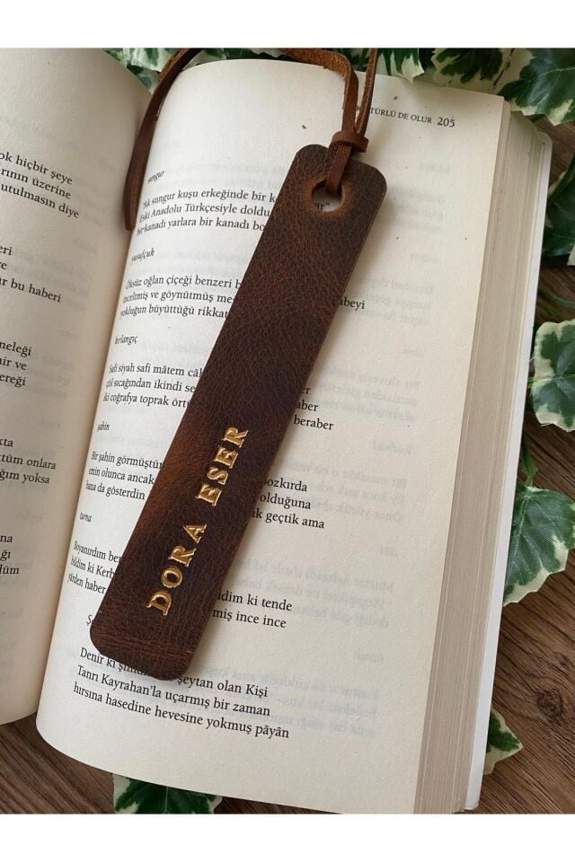 MARKY - 3'lü Kitap Ayracı Seti Koyu Taba