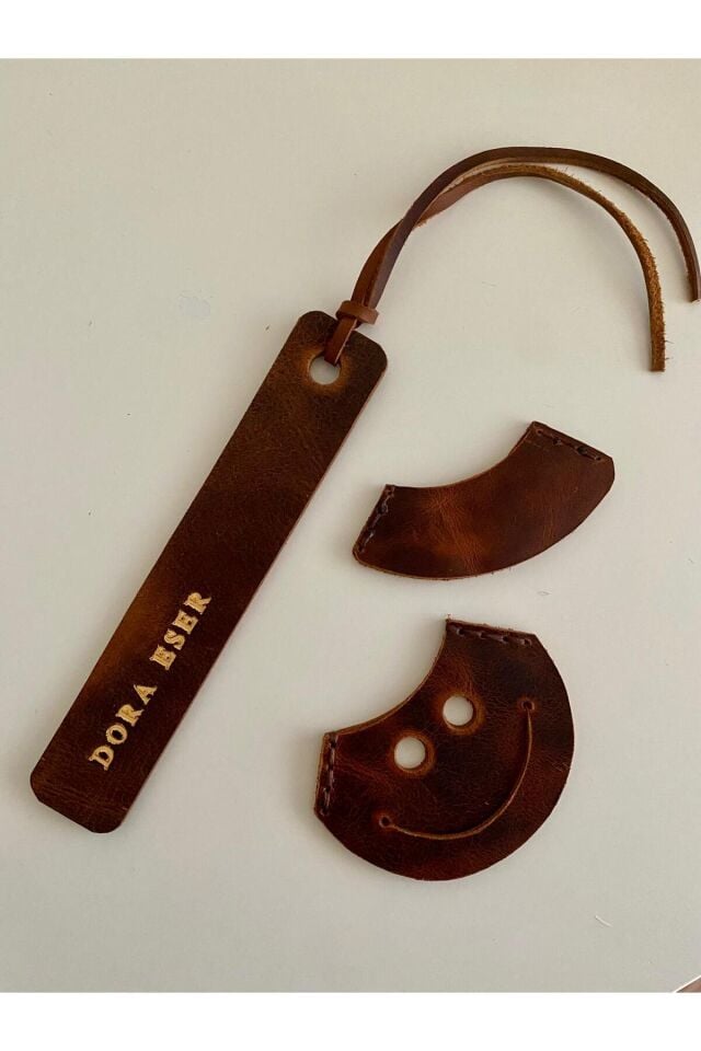 MARKY - 3'lü Kitap Ayracı Seti Koyu Taba