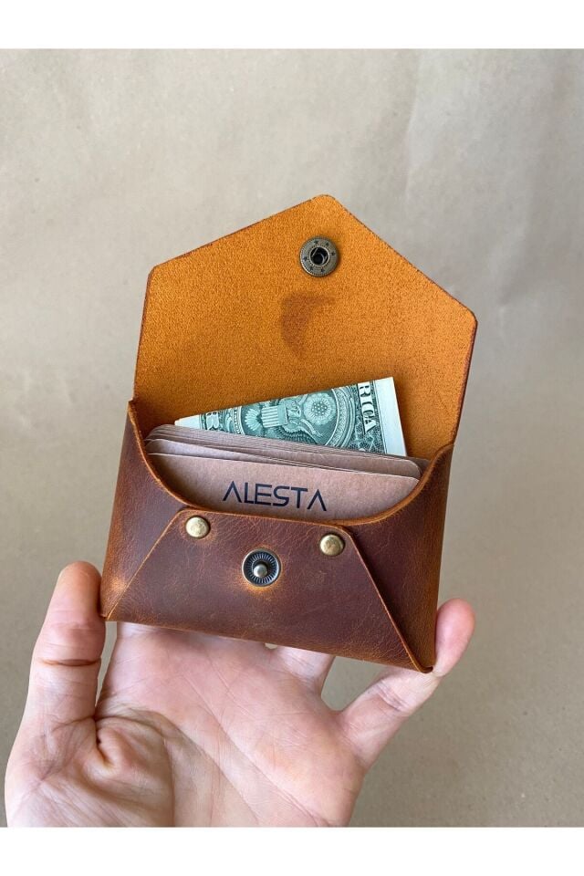 MESSI - Zarf Tipi Kartlık Camel