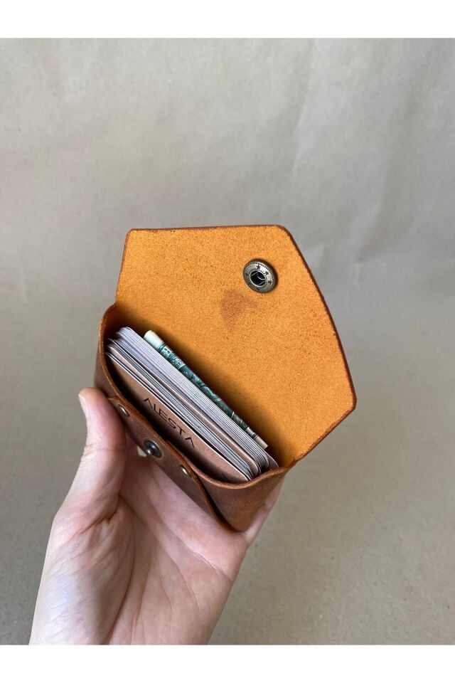 MESSI - Zarf Tipi Kartlık Camel