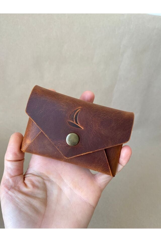 MESSI - Zarf Tipi Kartlık Camel