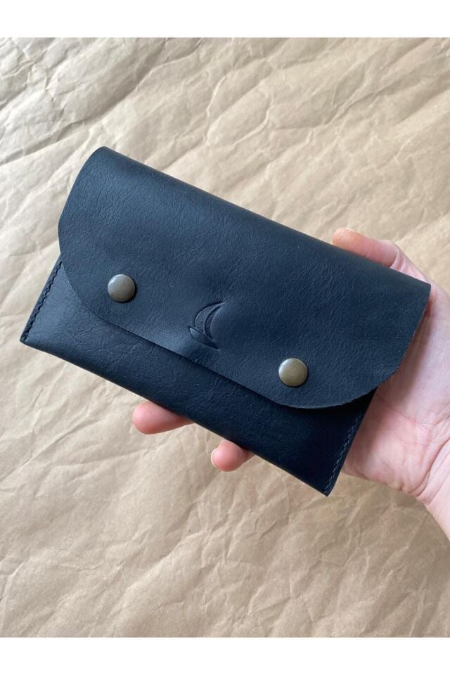 PORTO - Aile Boyu Pasaport Cüzdanı Siyah