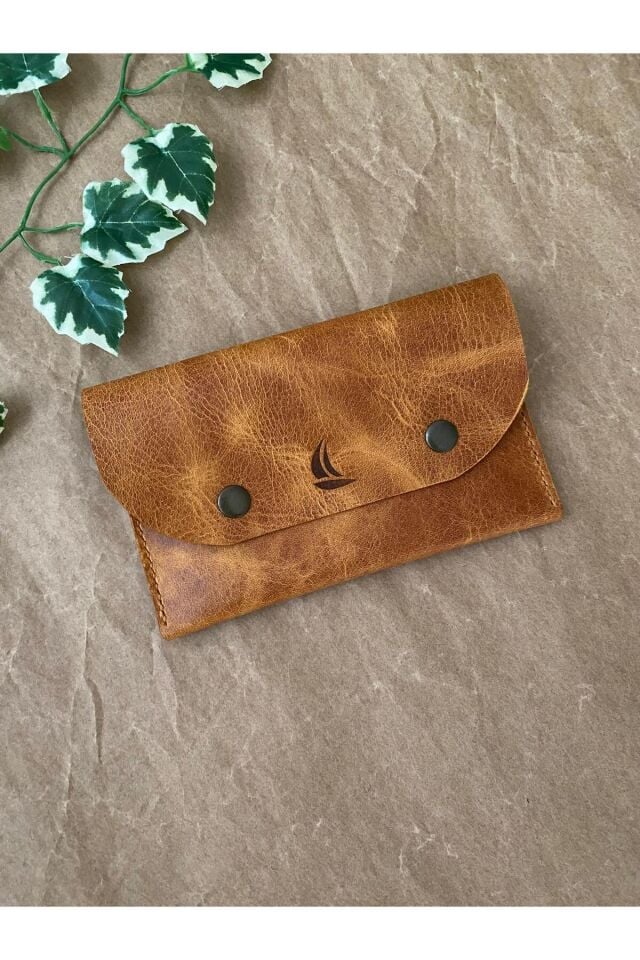 PORTO - Aile Boyu Pasaport Cüzdanı Camel