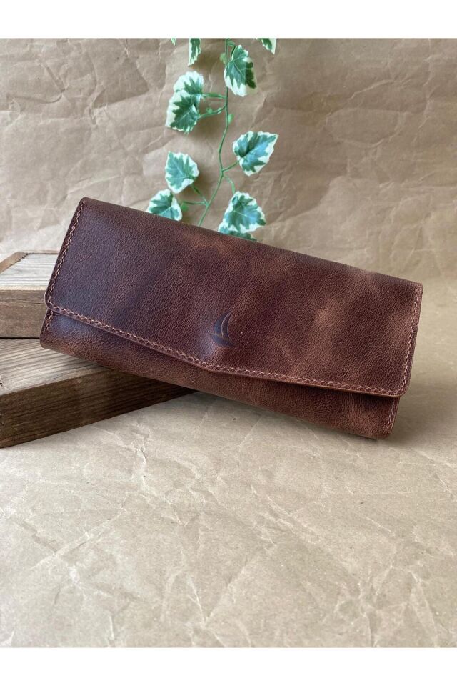 SERENA - Portföy Cüzdan Koyu Taba