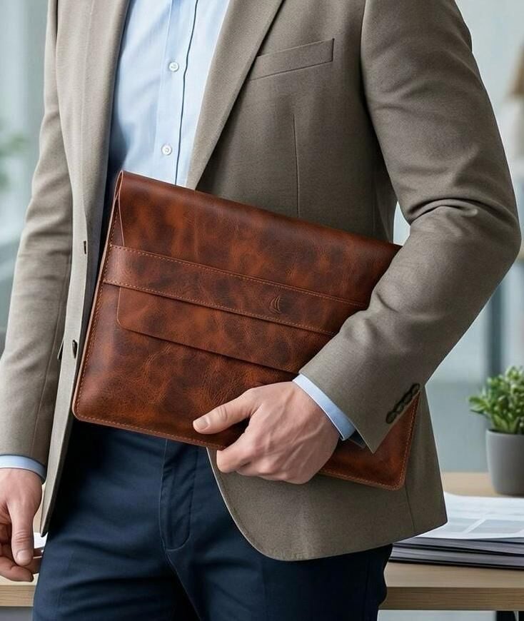 VETA - Bilgisayar & Tablet Kılıfı Koyu Taba - 14 Inç