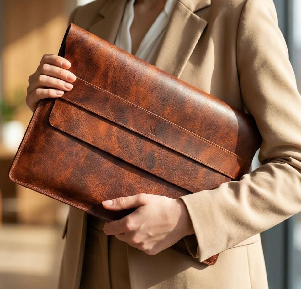 VETA - Bilgisayar & Tablet Kılıfı Koyu Taba - 11 Inç