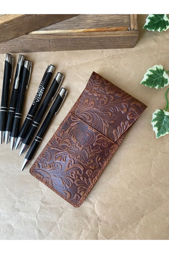 VETTEL -  Kapaklı Kalemlik Taba Çi̇çek