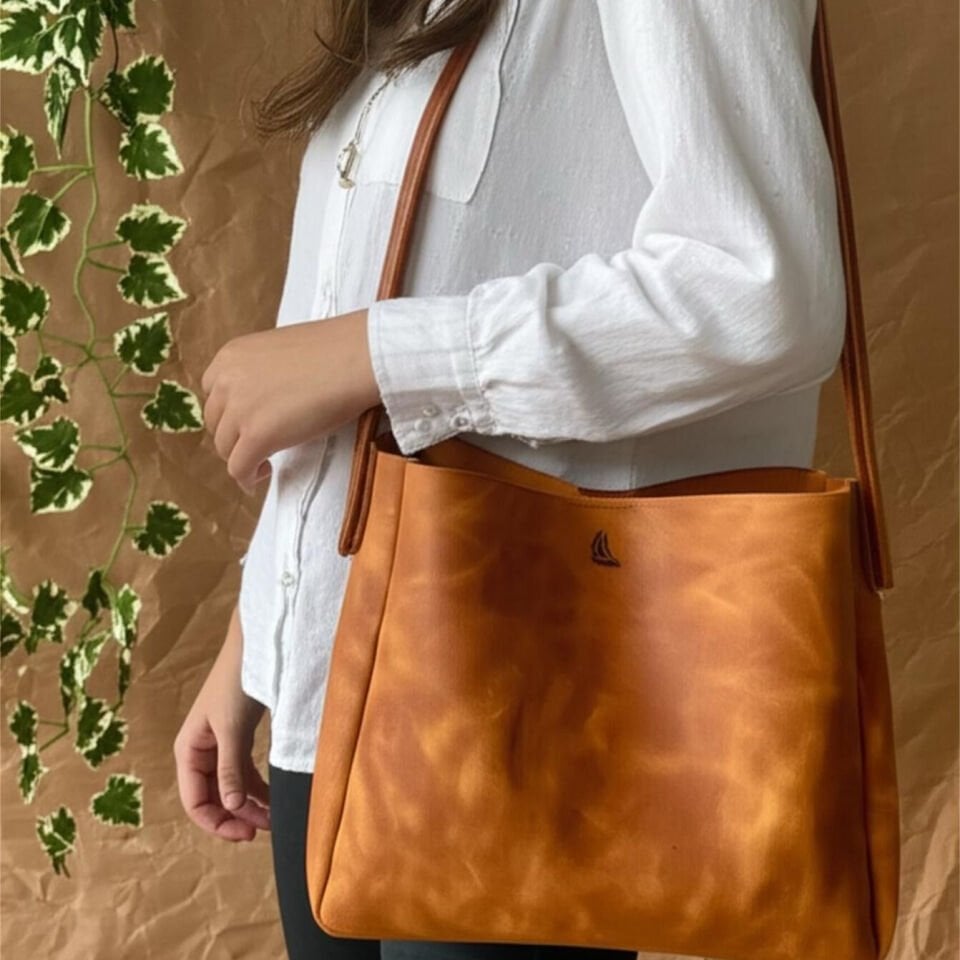 MARIA - Tote Çanta Camel