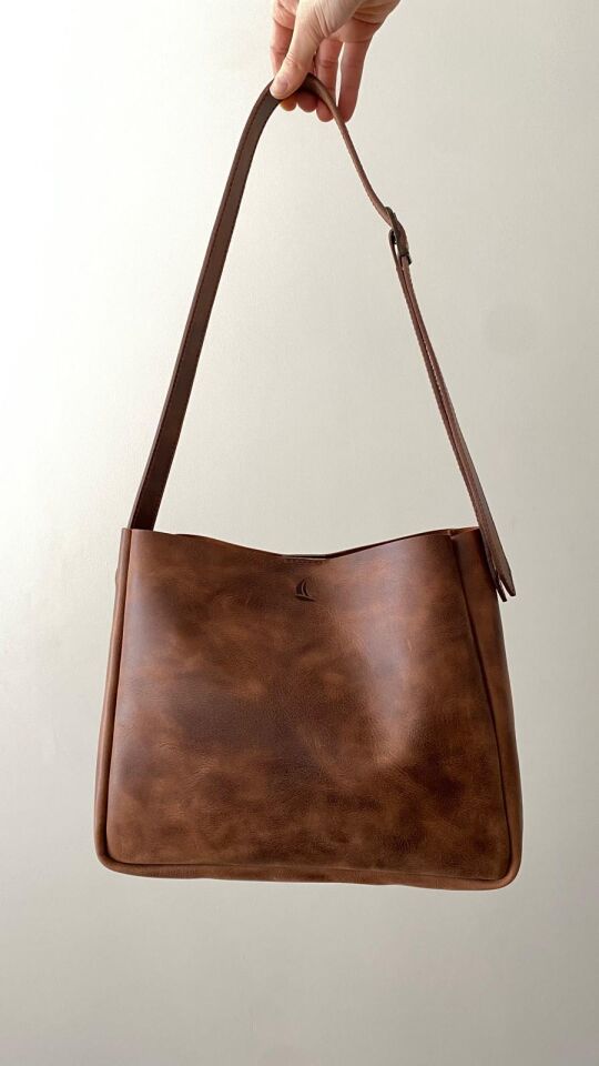 MARIA - Tote Çanta Taba