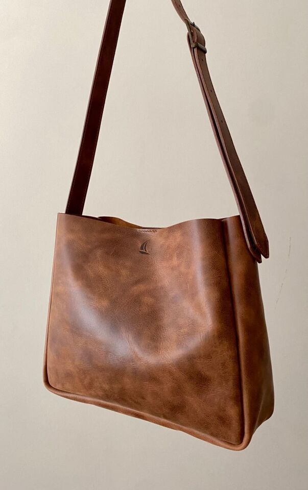 MARIA - Tote Çanta Taba