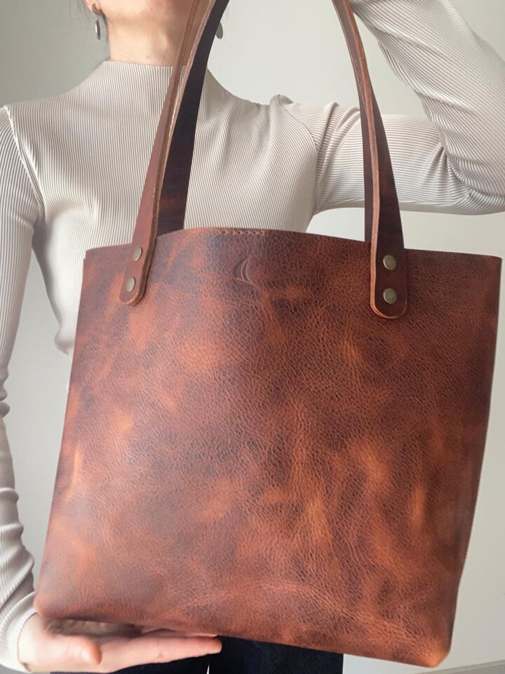 STEFFI - Tote Çanta Koyu Taba