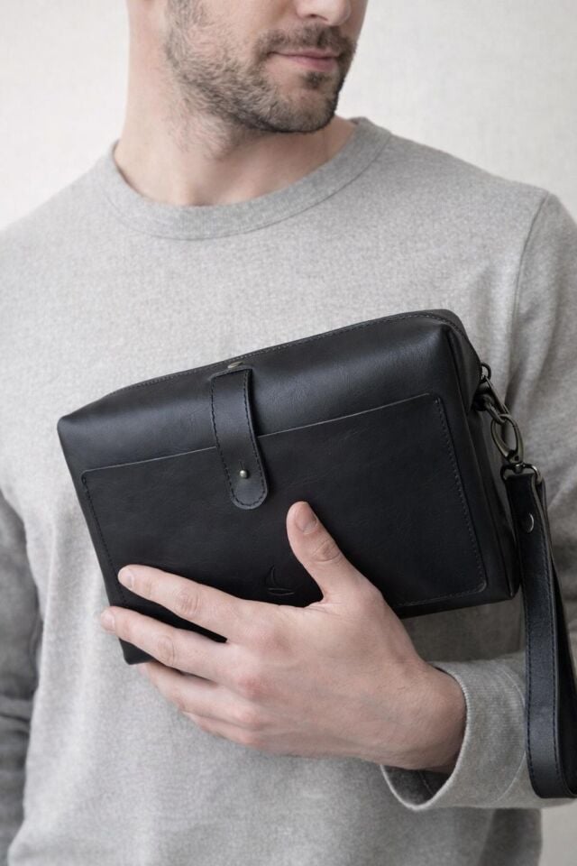 LOGAN - El & Omuz Çantası - KARTLIK HEDİYELİ Si̇yah - SLIM