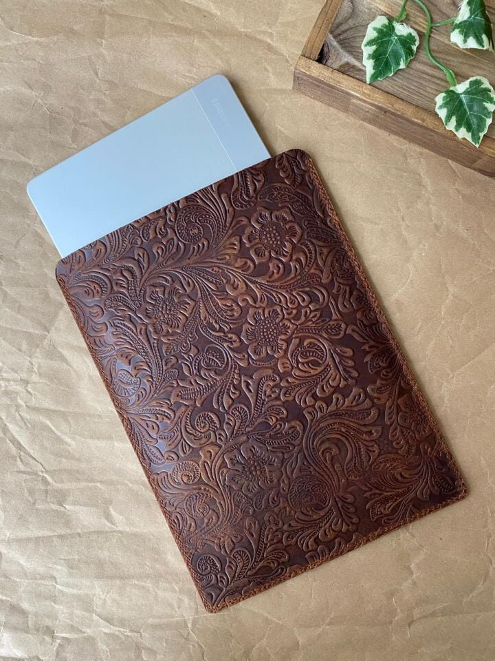 SLEEVE - Bilgisayar & Tablet Kılıfı Taba Çi̇çek - 13''
